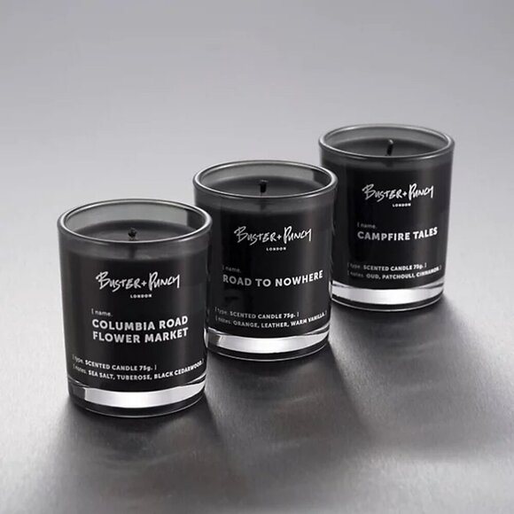 BUSTER + PUNCH Box Set Of 3 Road To Nowhere Collection Scented Candles 75 g x 3 - Picture 11 of 13